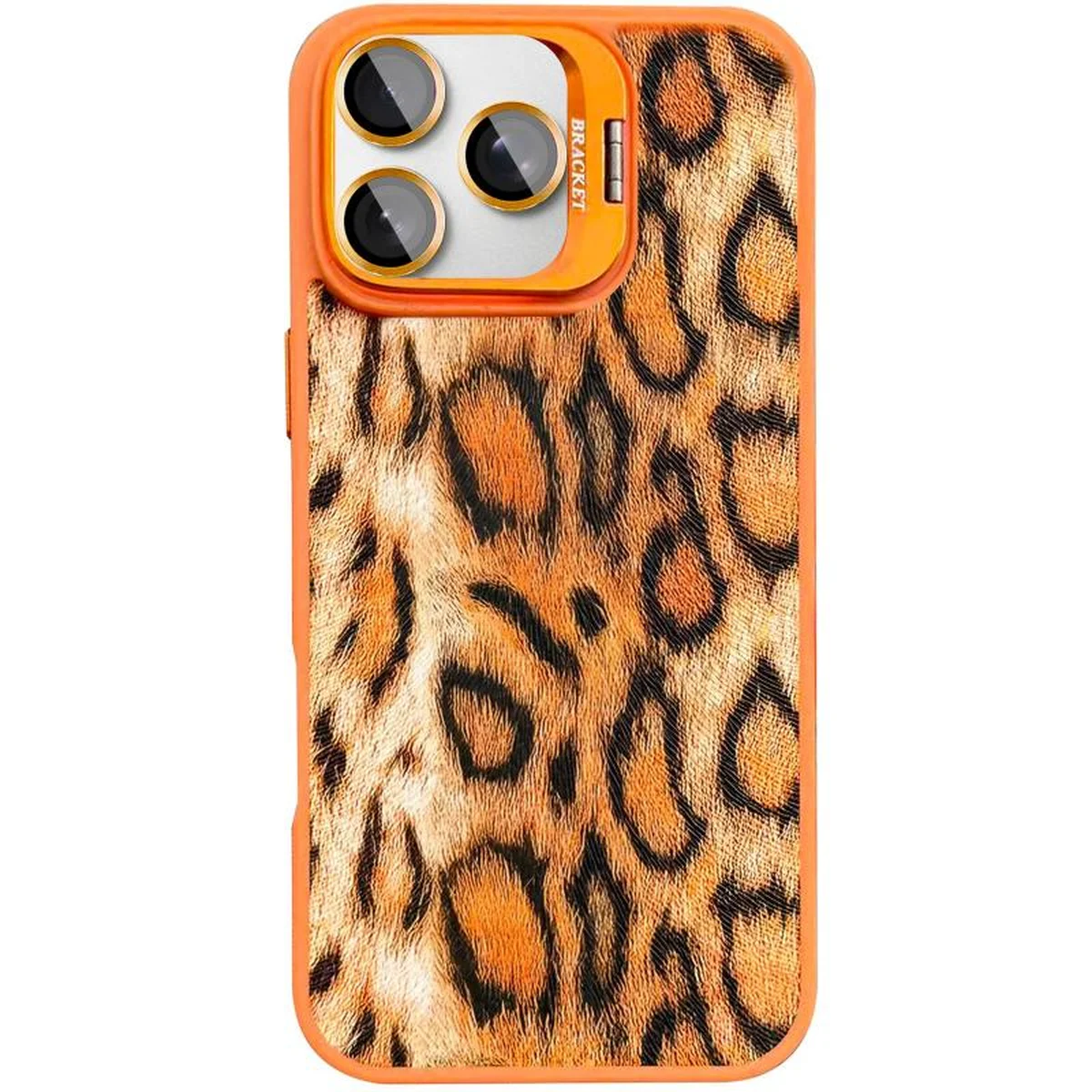 Чохол TPU+PC Wild Leopard with MagSafe and Lens для Apple iPhone 15 Pro Max (6.7") Orange