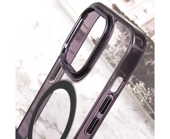 Чехол TPU Iris with MagSafe для Apple iPhone 15 Pro Max (6.7") Черный