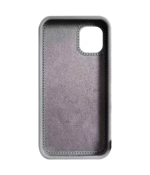 Чехол Silicone Case Full Protective with Ring для Apple iPhone 15 Pro Max (6.7") Grey