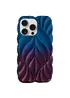 TPU чехол Leaf для Apple iPhone 15 Pro Max (6.7") Navy Blue / Plum