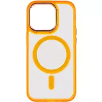 Чехол TPU Iris with MagSafe для Apple iPhone 15 Pro Max (6.7") Оранжевый