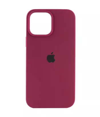 Чохол Silicone Case Full Protective (AA) для Apple iPhone 15 Pro Max (6.7") Бордовий / Maroon Чохол Silicone Case Full Protective (AA) для Apple iPhone 15 Pro Max (6.7") Бордовий / Maroon