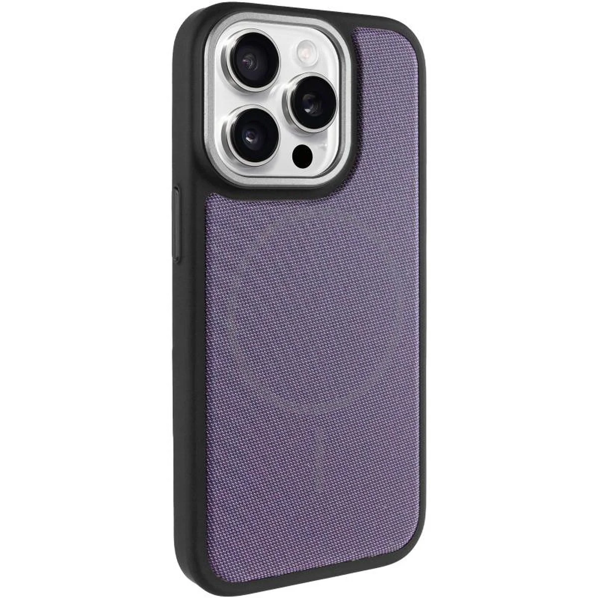 Чехол PC TechWoven Hybrid with MagSafe для Apple iPhone 15 Pro Max (6.7") Black / Purple