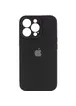 Чехол Silicone Case Full Camera Protective (AA) для Apple iPhone 15 Pro Max (6.7") Черный / Black