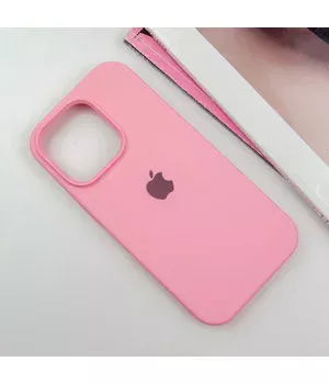 Чохол Silicone Case Full Protective (AA) Apple iPhone 15 Pro Max (6.7") Рожевий / Pink