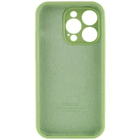 Чехол Silicone Case Full Camera Protective (AA) для Apple iPhone 15 Pro Max (6.7") Мятный / Mint / PVH