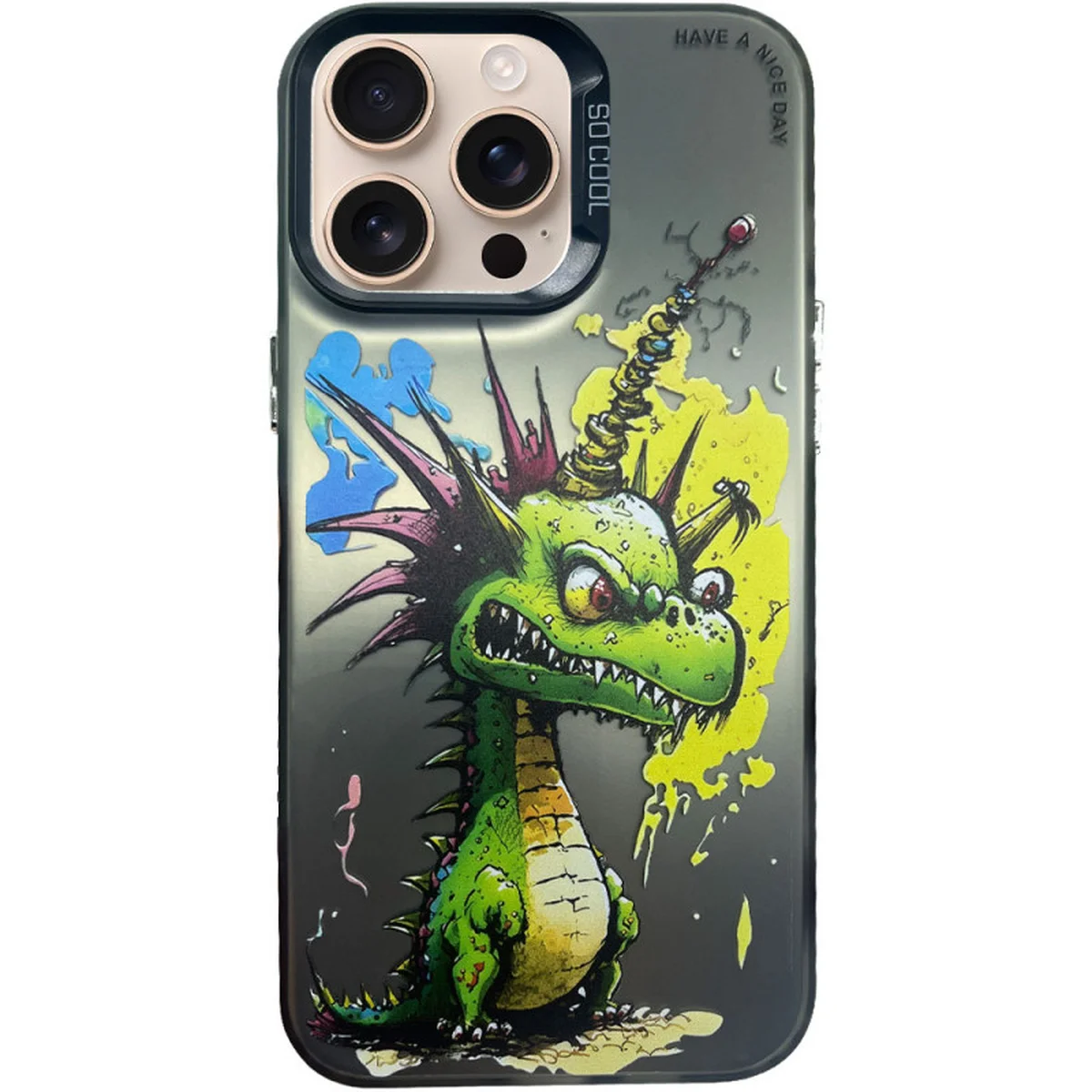 Чохол TPU+PC So Cool для Apple iPhone 15 Pro Max (6.7") Dragon