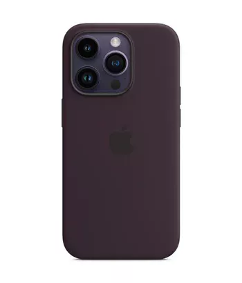 Чохол Silicone Case Full Protective (AA) для Apple iPhone 15 Pro Max (6.7") Фіолетовий / Elderberry