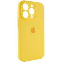 Чохол Silicone Case Full Camera Protective (AA) Apple iPhone 15 Pro Max (6.7") Жовтий / Yellow / PVH