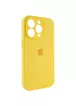 Чехол Silicone Case Full Camera Protective (AA) для Apple iPhone 15 Pro Max (6.7") Желтый / Yellow / PVH