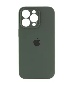 Чохол Silicone Case Full Camera Protective (AA) для Apple iPhone 15 Pro Max (6.7") Зелений / Cyprus Green