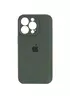 Чохол Silicone Case Full Camera Protective (AA) для Apple iPhone 15 Pro Max (6.7") Зелений / Cyprus Green