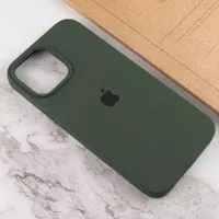 Чехол Silicone Case Full Protective (AA) для Apple iPhone 15 Pro Max (6.7") Зеленый / Cyprus Green