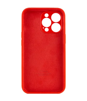 Чехол Silicone Case Full Camera Protective (AA) для Apple iPhone 15 Pro Max (6.7") Красный / Red