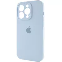 Чехол Silicone Case Full Camera Protective (AA) для Apple iPhone 15 Pro Max (6.7") Голубой / Sweet Blue