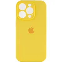 Чохол Silicone Case Full Camera Protective (AA) Apple iPhone 15 Pro Max (6.7") Жовтий / Yellow / PVH