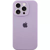 Чехол Silicone Case Full Camera Protective (AA) для Apple iPhone 15 Pro Max (6.7") Сиреневый / Lilac / PVH