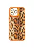 Чехол TPU+PC Wild Leopard with MagSafe and Lens для Apple iPhone 15 Pro Max (6.7") Orange