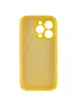 Чехол Silicone Case Full Camera Protective (AA) для Apple iPhone 15 Pro Max (6.7") Желтый / Yellow / PVH