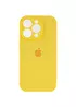 Чехол Silicone Case Full Camera Protective (AA) для Apple iPhone 15 Pro Max (6.7") Желтый / Yellow