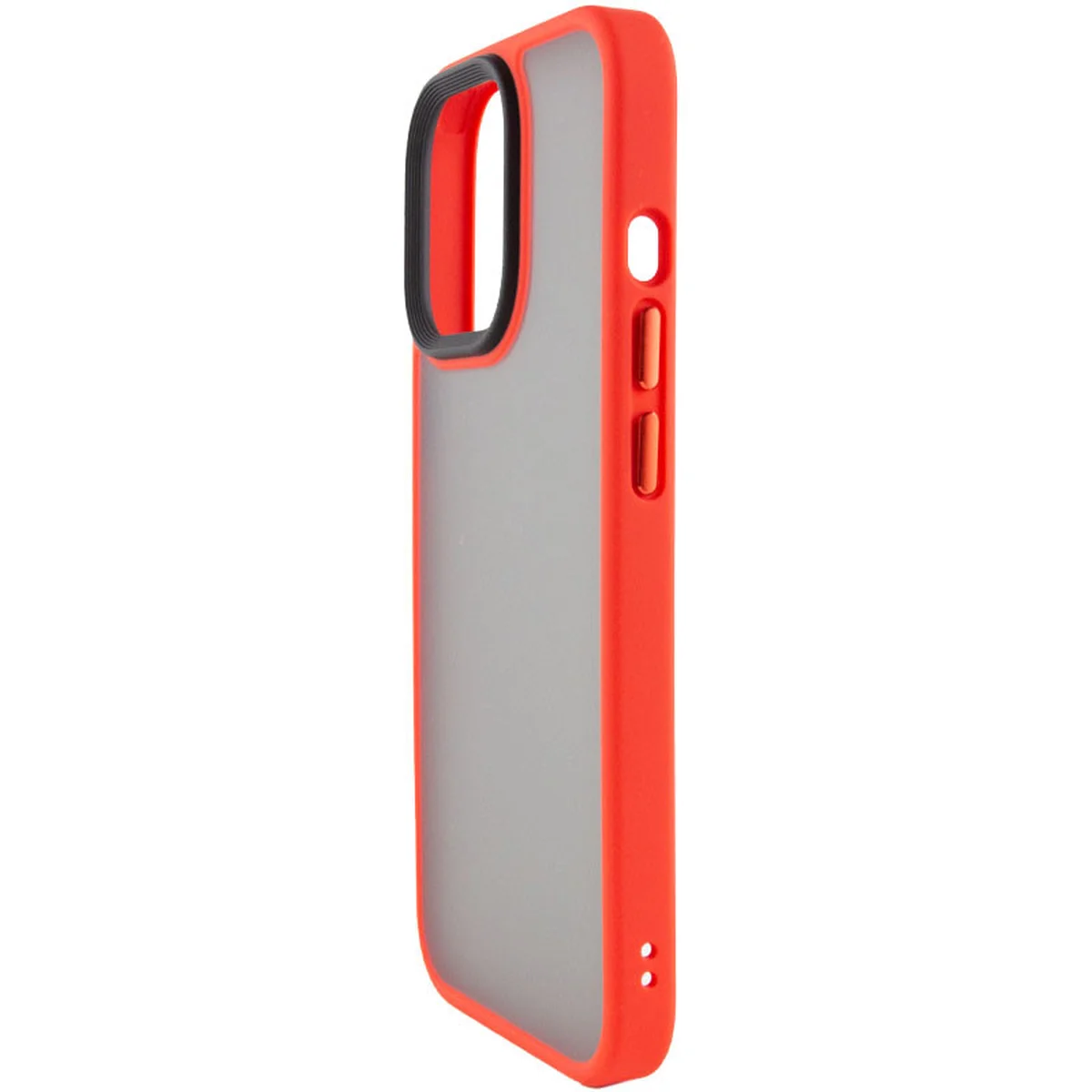 TPU+PC чехол Metal Buttons для Apple iPhone 15 Pro Max (6.7") Красный