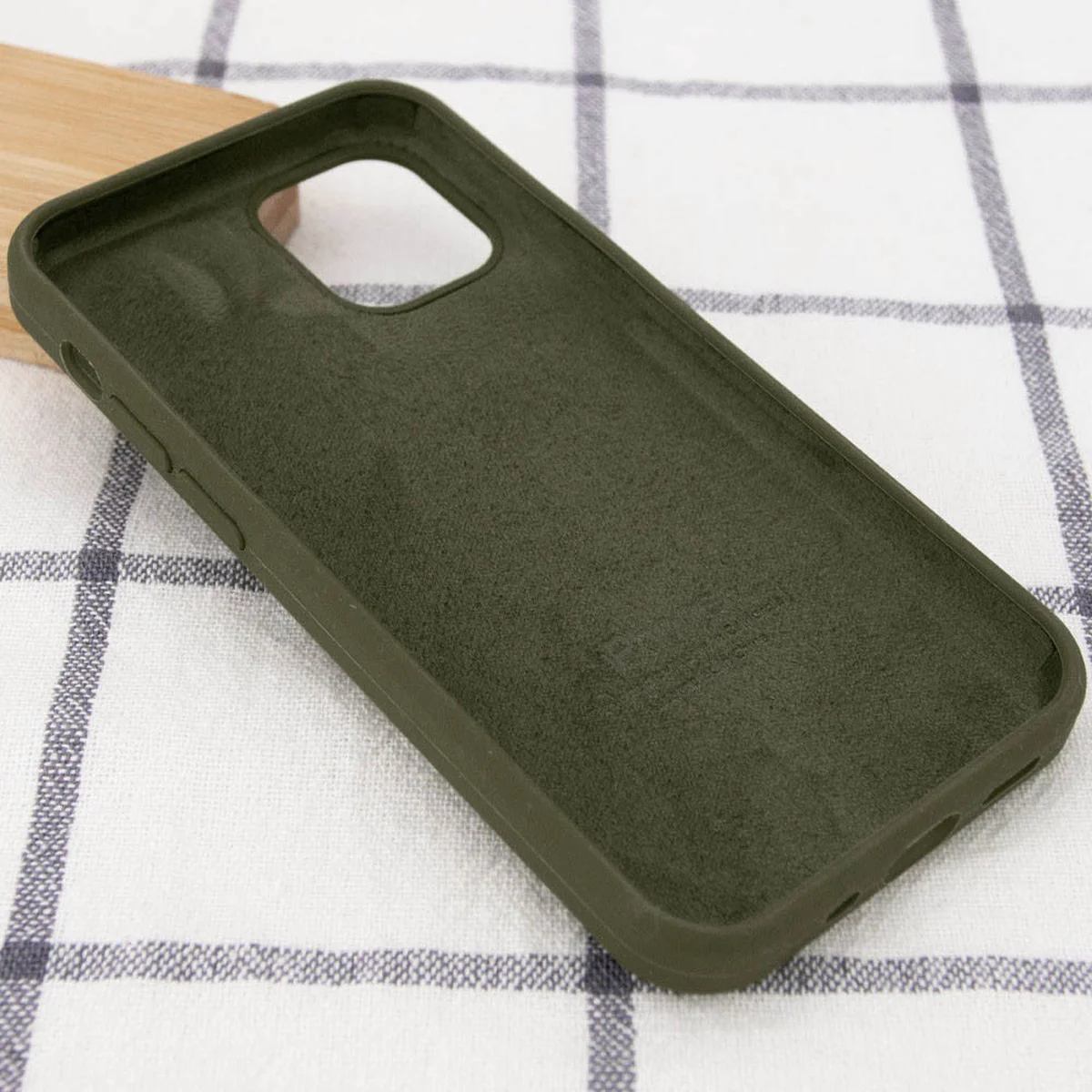 Чохол Silicone Case Full Protective (AA) для Apple iPhone 15 Pro Max (6.7") Зелений / Dark Olive