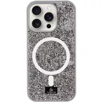 TPU чехол Bling World Rock Diamond with MagSafe для Apple iPhone 15 Pro Max (6.7") Grey