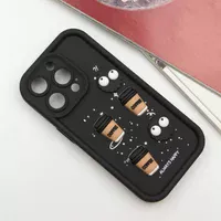 Чехол TPU Toys Case для Apple iPhone 15 Pro Max (6.7") Black / Always Happy