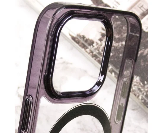 Чехол TPU Iris with MagSafe для Apple iPhone 15 Pro Max (6.7") Черный