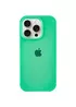 Чехол Silicone Case Full Protective (AA) для Apple iPhone 15 Pro Max (6.7") Зеленый / Spearmint