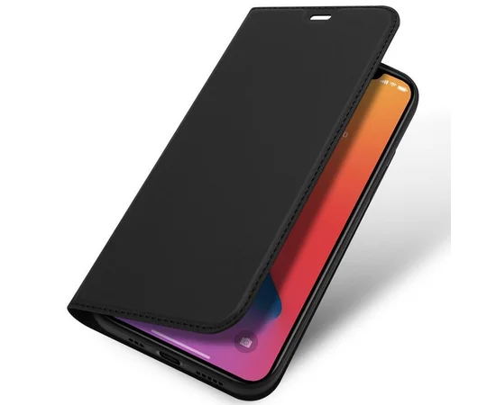 Чехол-книжка Dux Ducis с карманом для визиток для Apple iPhone 15 Pro Max (6.7") Черный