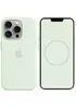 Чехол Silicone case (AAA) full with Magsafe and Animation для Apple iPhone 15 Pro Max (6.7") Мятный / Soft Mint