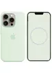 Чехол Silicone case (AAA) full with Magsafe and Animation для Apple iPhone 15 Pro Max (6.7") Мятный / Soft Mint
