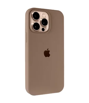Чохол Silicone Case Full Protective (AA) Apple iPhone 15 Pro Max (6.7") Коричневий / Brown