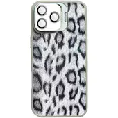 Чехол TPU+PC Wild Leopard with MagSafe and Lens для Apple iPhone 15 Pro Max (6.7") Grey