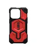 Ударопрочный чехол UAG Monarch Pro with MagSafe Leather для Apple iPhone 15 Pro Max (6.7") Красный