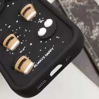 Чехол TPU Toys Case для Apple iPhone 15 Pro Max (6.7") Black / Always Happy