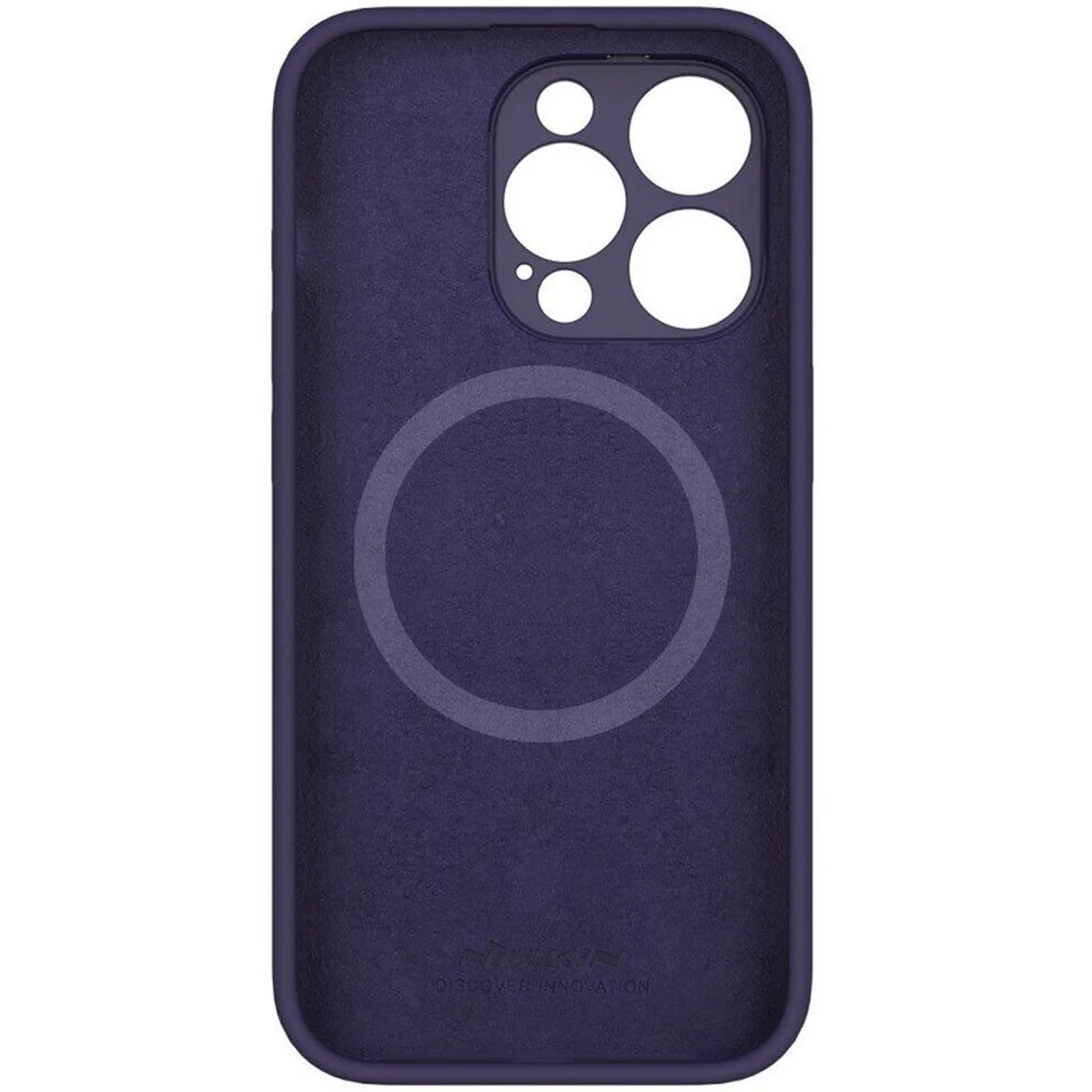 Чехол Silicone Nillkin LensWing Magnetic для Apple iPhone 15 Pro Max (6.7") Фиолетовый / Deep Purple