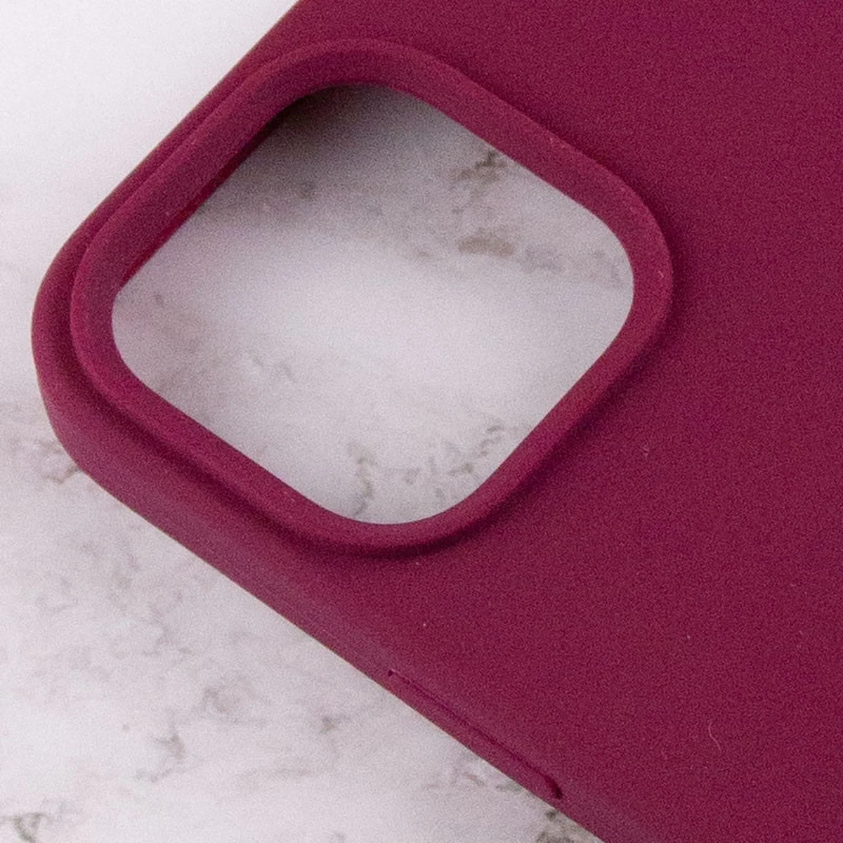 Чохол Silicone Case Full Protective (AA) для Apple iPhone 15 Pro Max (6.7") Бордовий / Maroon