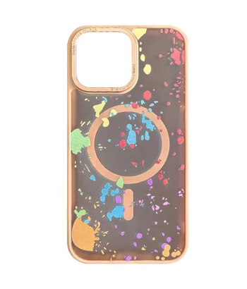 Чохол TPU+PC Flush with MagSafe для Apple iPhone 15 Pro Max (6.7") Desert gold