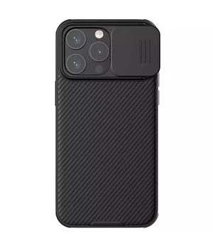 Карбоновая накладка Nillkin CamShield Pro Magnetic для Apple iPhone 15 Pro Max (6.7") Black