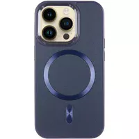Кожаный чехол SnapCase with MagSafe для Apple iPhone 15 Pro Max (6.7") Dark Blue