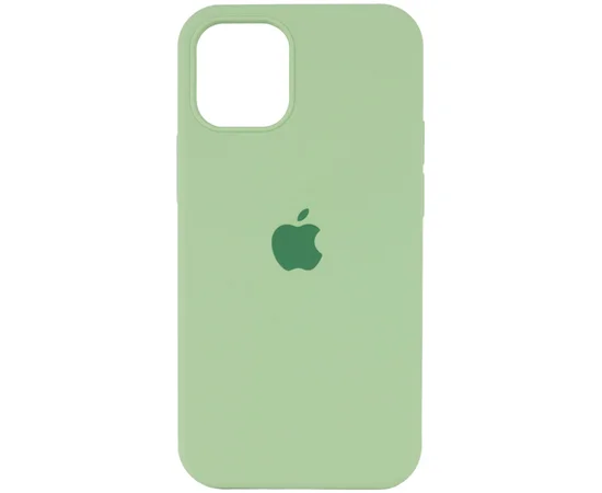 Чохол Silicone Case Full Protective (AA) для Apple iPhone 15 Pro Max (6.7") М'ятний / Mint