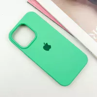Чохол Silicone Case Full Protective (AA) для Apple iPhone 15 Pro Max (6.7") Зелений / Spearmint