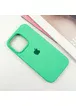 Чехол Silicone Case Full Protective (AA) для Apple iPhone 15 Pro Max (6.7") Зеленый / Spearmint