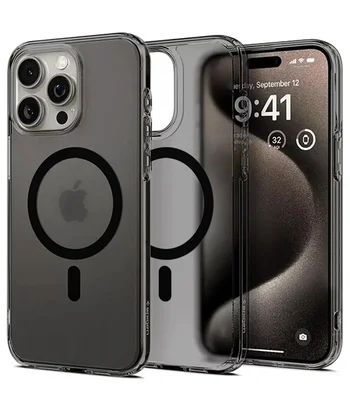 Чохол SGP Black Matte (MagFit) для Apple iPhone 15 Pro Max (6.7") Black