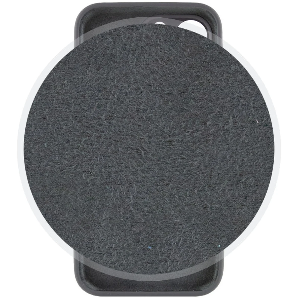 Чехол Silicone Case Full Camera Protective (AA) для Apple iPhone 15 Pro Max (6.7") Серый / Dark Gray