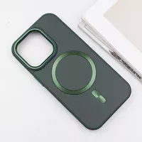 Кожаный чехол SnapCase with MagSafe для Apple iPhone 15 Pro Max (6.7") Green