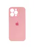 Чохол Silicone Case Full Camera Protective (AA) Apple iPhone 15 Pro Max (6.7") Рожевий / Light pink