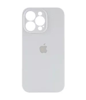 Чехол Silicone Case Full Camera Protective (AA) для Apple iPhone 15 Pro Max (6.7") Белый / White